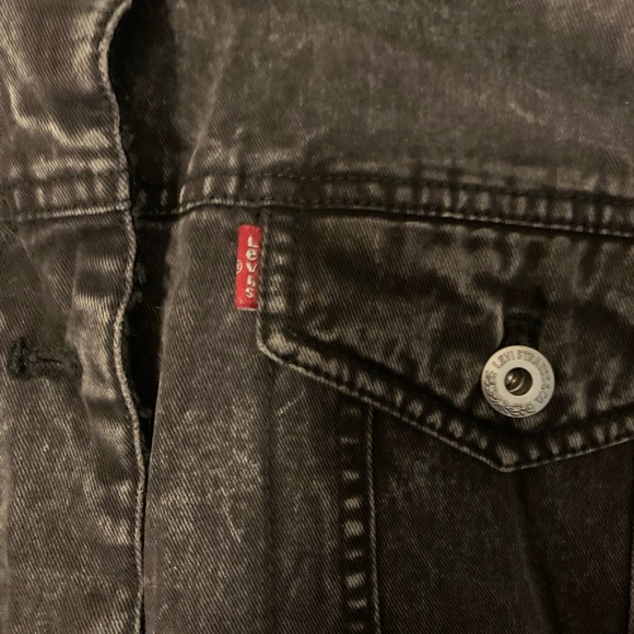 Women’s Levi’s Sherpa Lined Trucker Jacket Denim Jean Coat - Picture 2 of 12